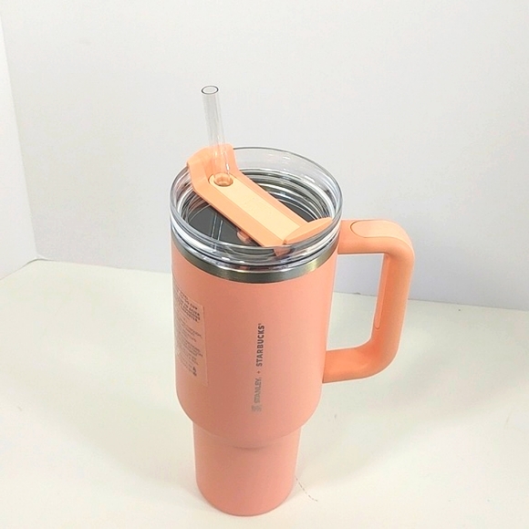 🆕 Stanley x Starbucks Target Exclusive 2023 Peach 🍑 40 Oz Tumbler - Picture 2 of 7